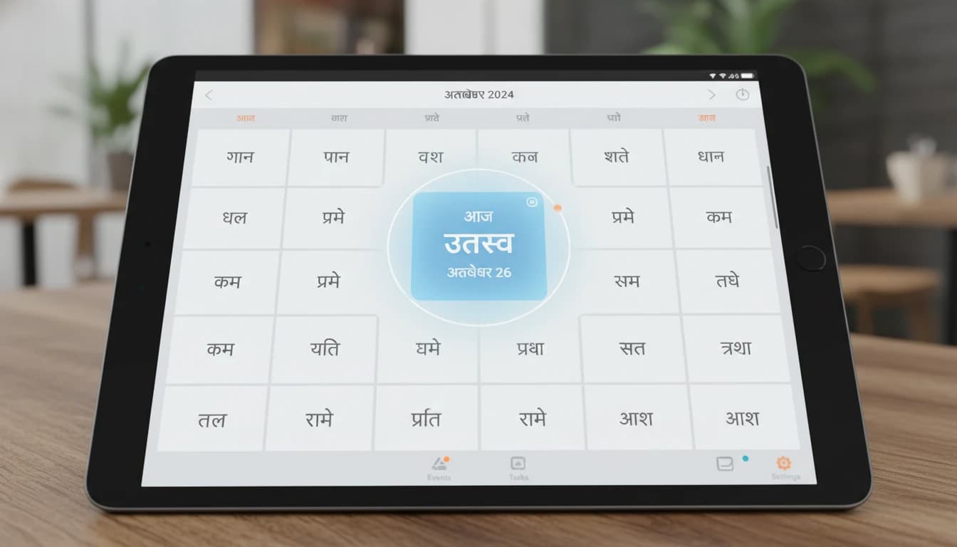 Growth chart showing vocabulary improvement over time
