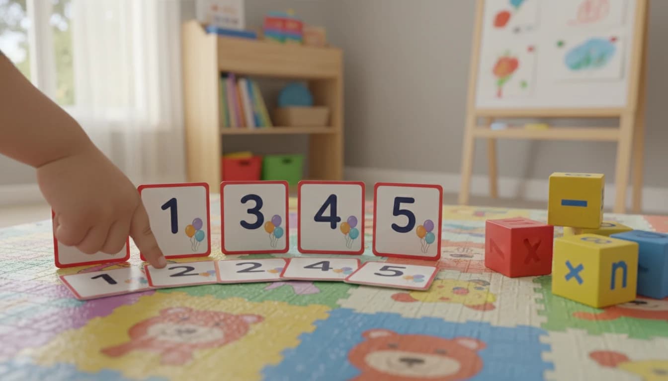 Infographic with tips for memorizing Hindi numbers