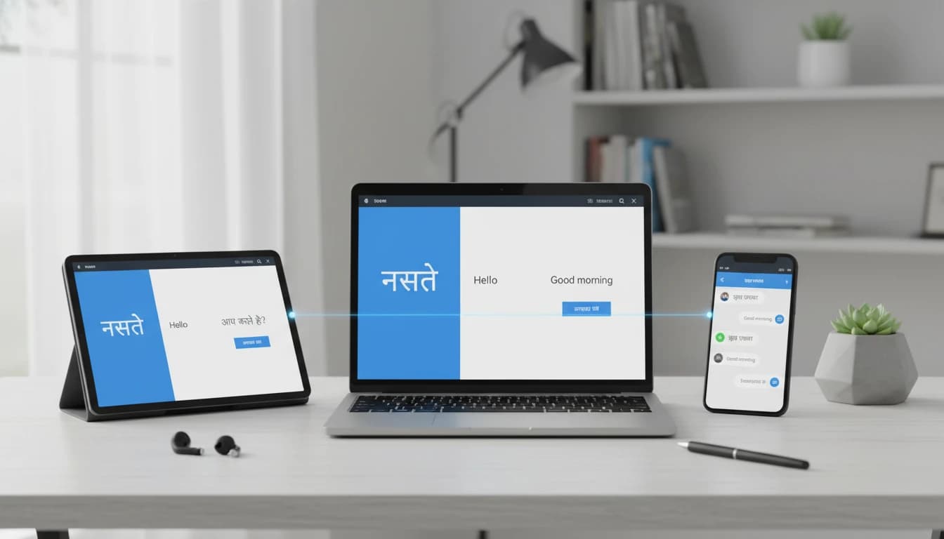 Market scene showing usage of Hindi fractions in weighing vegetables