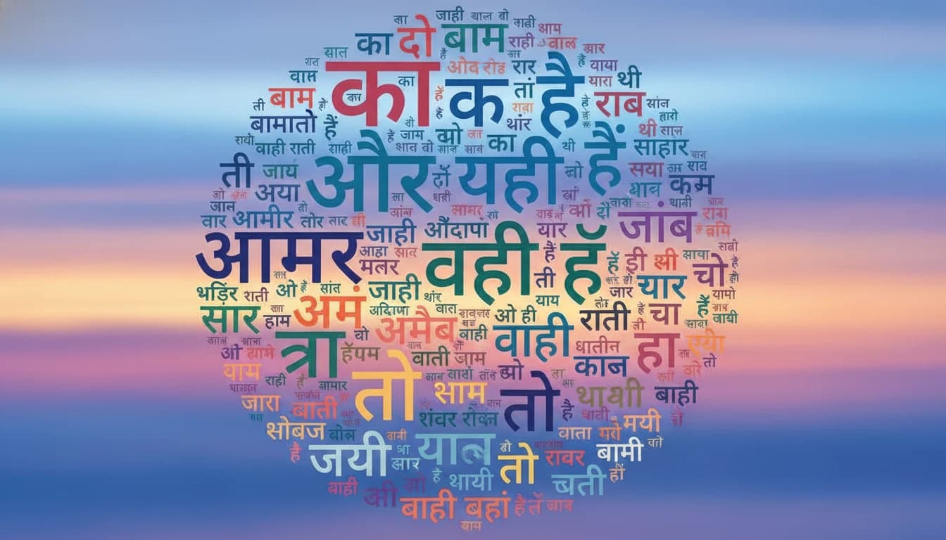 Fresh vegetables market display labeled with Hindi names