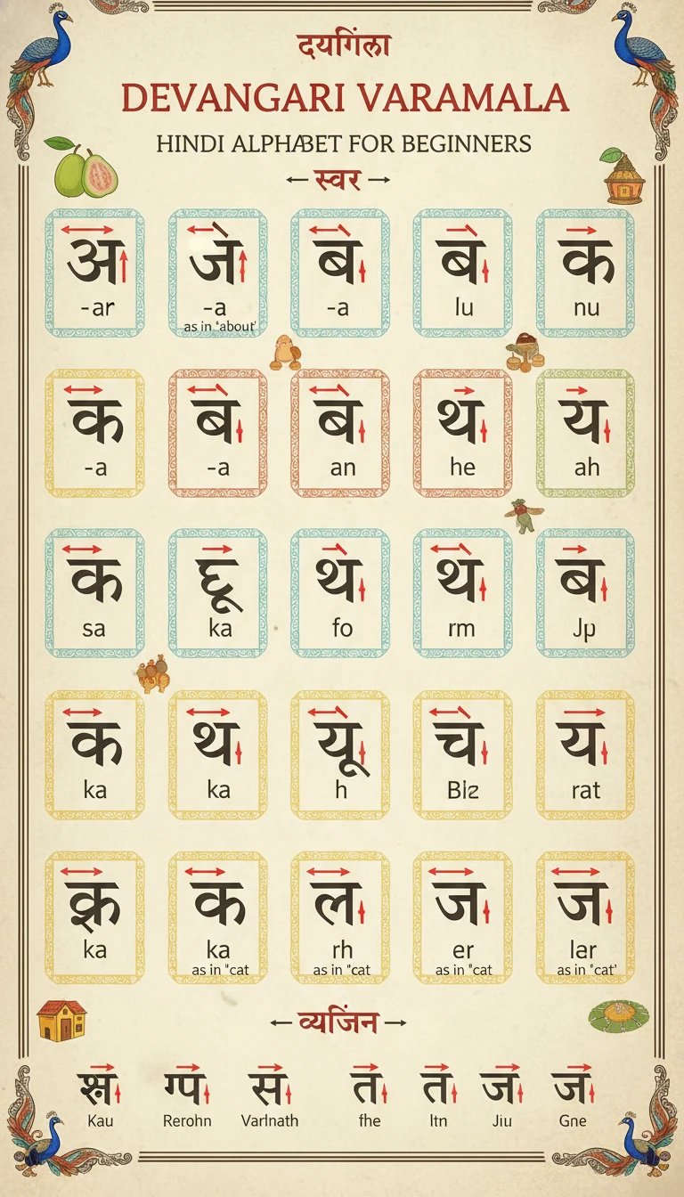 How to Learn Hindi for Beginners: Complete Guide 2025 - Visual Guide
