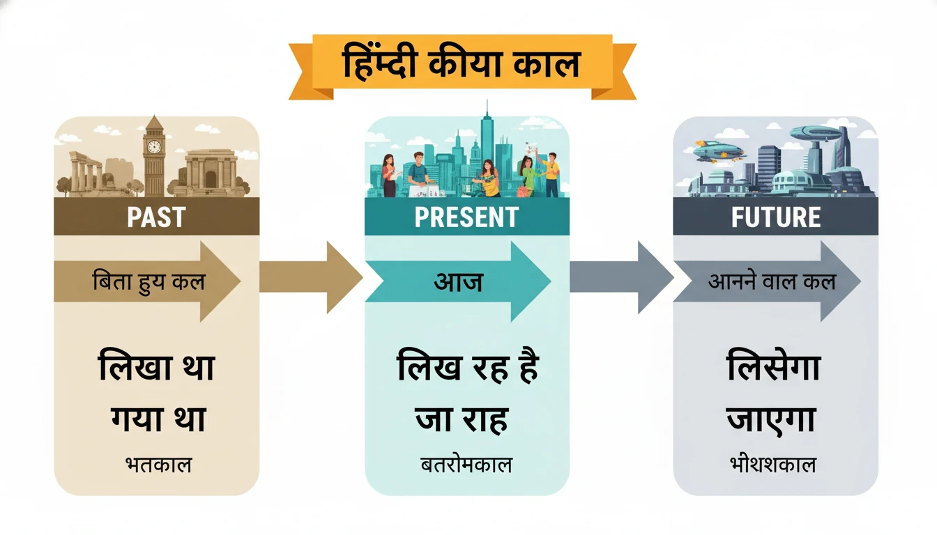 Hindi Verbs & Conjugation: Complete Beginner Guide - Visual Guide